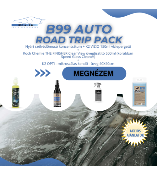 Szélvédőtisztító/ápoló Road Trip Pack